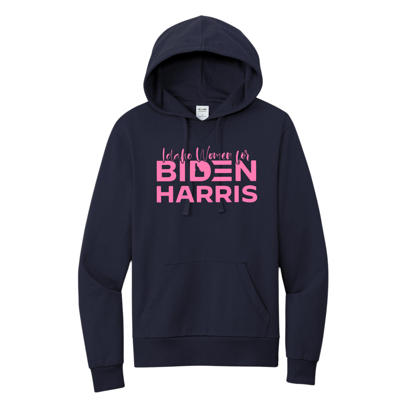 Women for Biden Allmade Unisex Organic French Terry Hoodie with Screen Printed Logo
