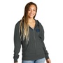 Women for Biden Allmade Unisex Organic French Terry Full-Zip Hoodie with Embroidered Logo