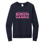 Women for Biden Allmade Unisex Organic French Terry Crewneck with Screen Printed Logo