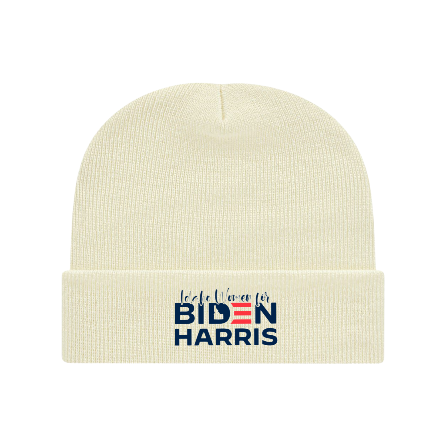 Women for Biden CAP AMERICA USA-Made 12" Cuffed Beanie with Embroidered Logo