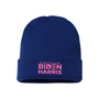 Women for Biden CAP AMERICA USA-Made 12" Cuffed Beanie with Embroidered Logo