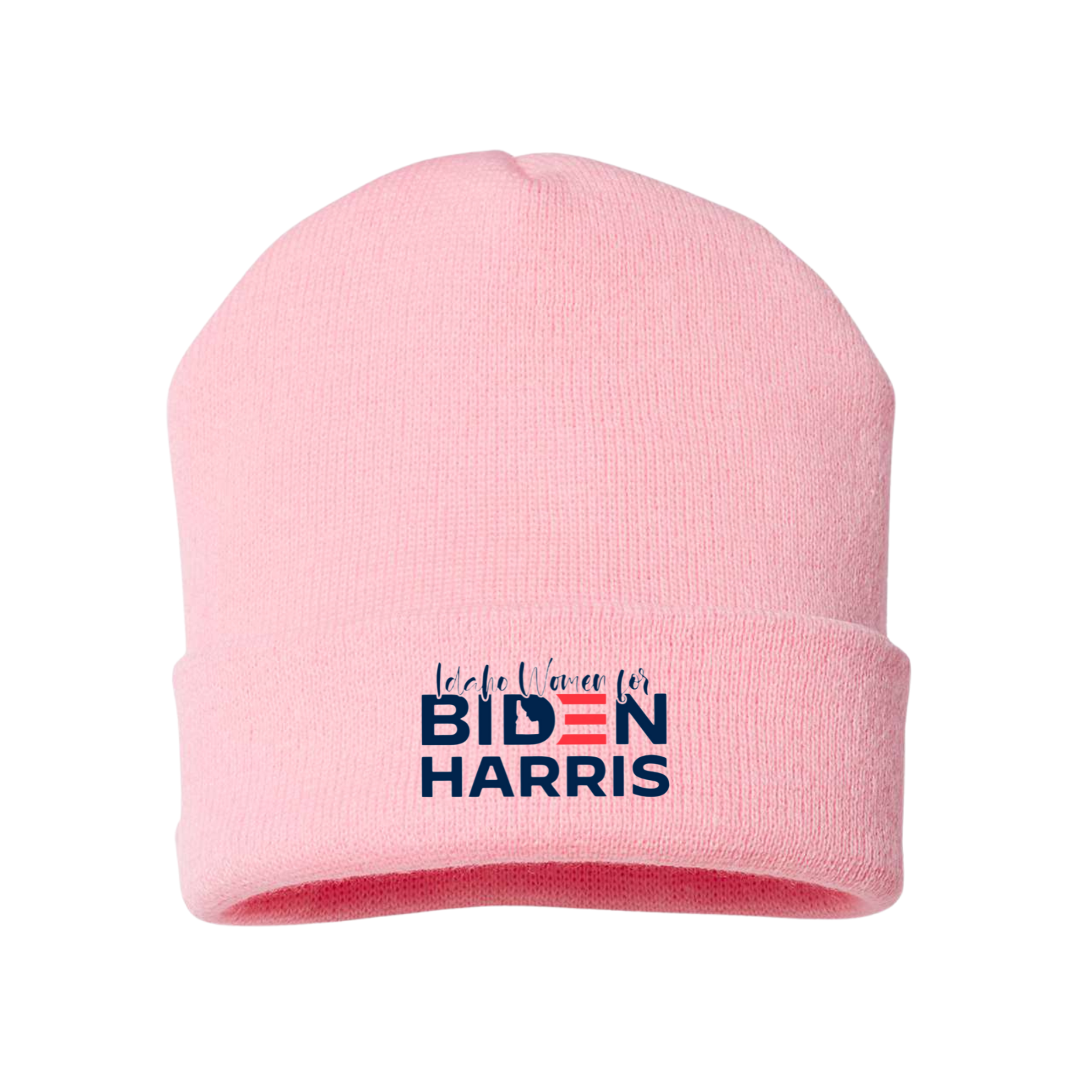 Women for Biden CAP AMERICA USA-Made 12" Cuffed Beanie with Embroidered Logo