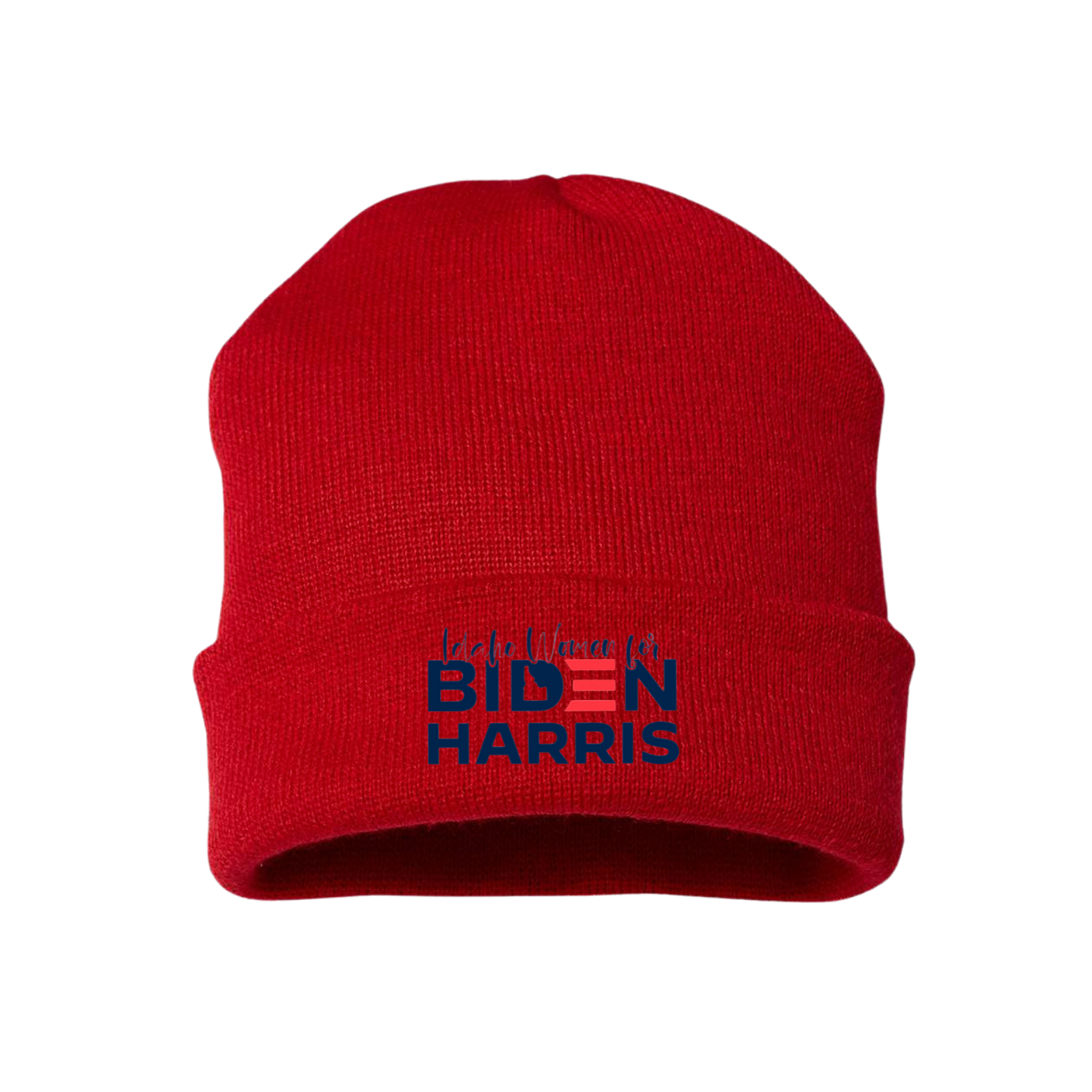 Women for Biden CAP AMERICA USA-Made 12" Cuffed Beanie with Embroidered Logo