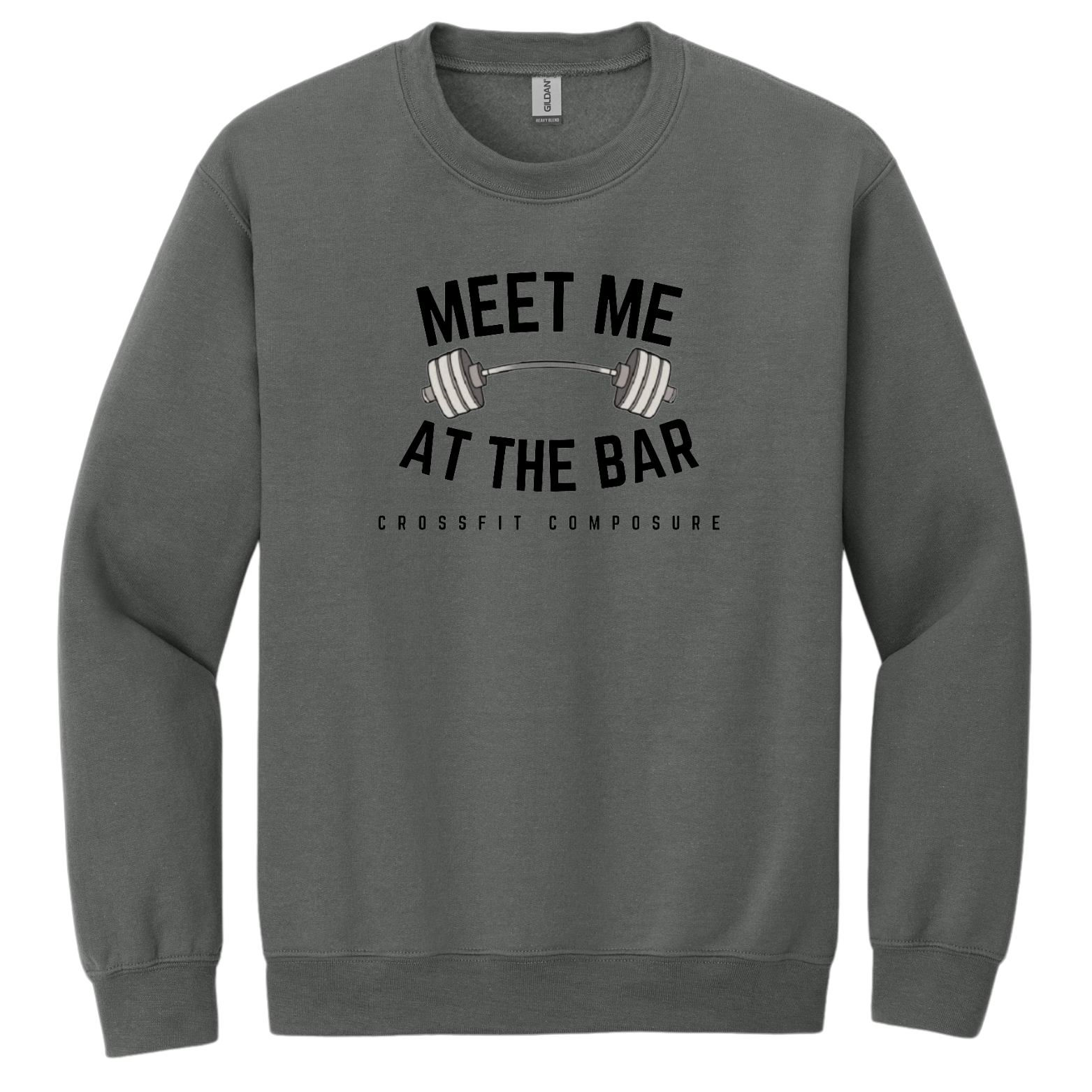 CrossFit Gildan Heavy Blend Crewneck Sweatshirt with Logo