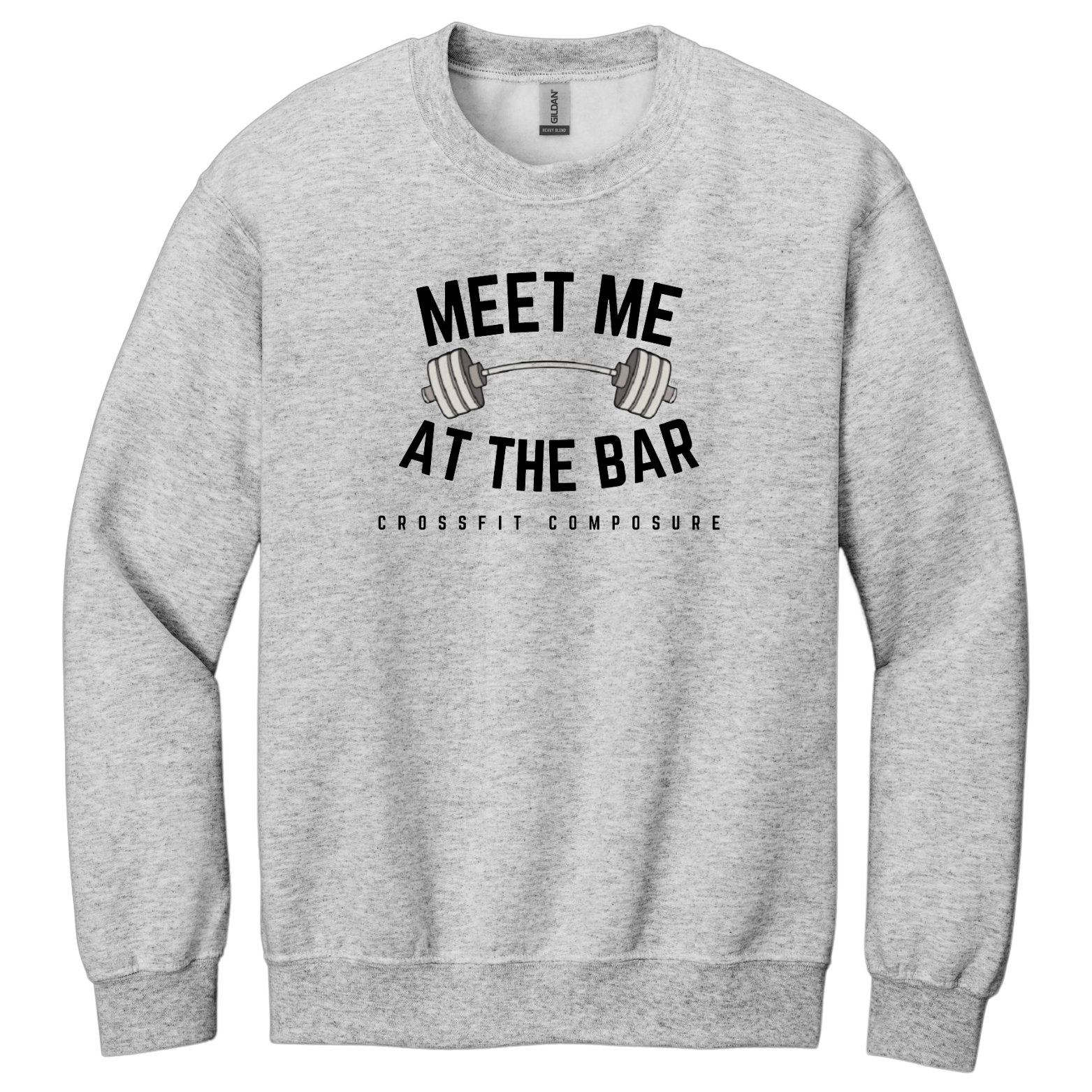 CrossFit Gildan Heavy Blend Crewneck Sweatshirt with Logo