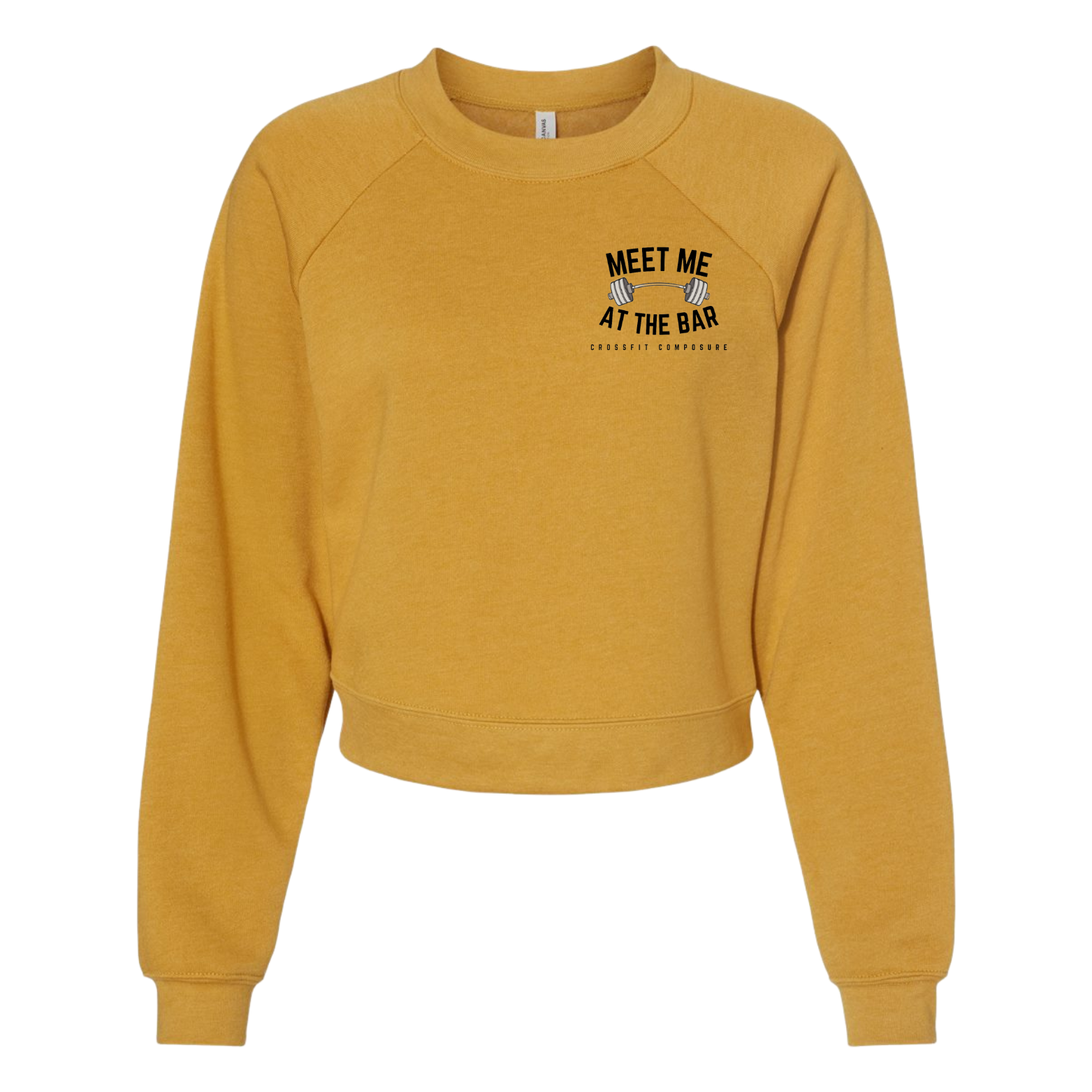 CrossFit BELLA+CANVAS Women's Raglan Pullover Fleece with Logo