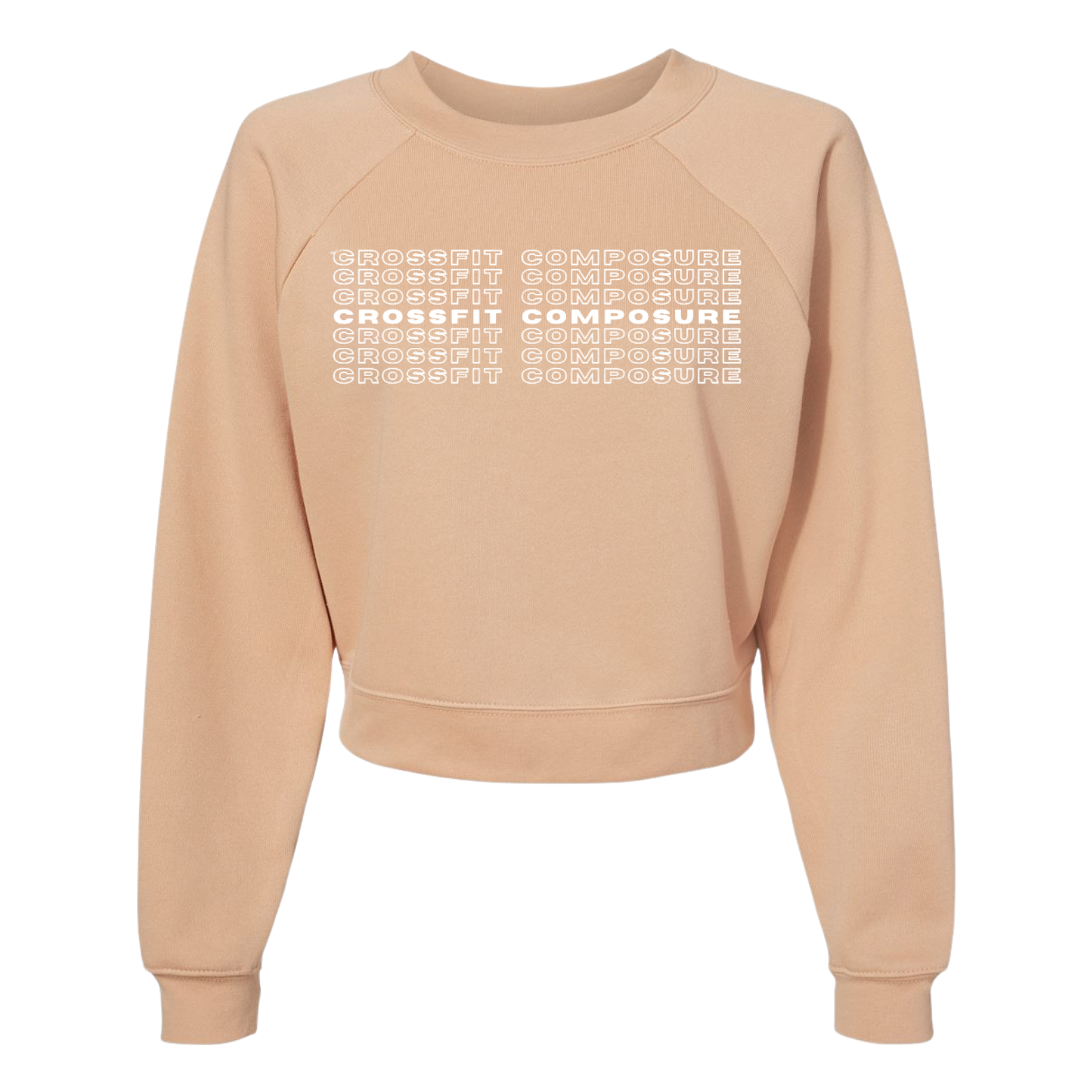 CrossFit BELLA+CANVAS Women's Raglan Pullover Fleece with Logo