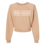 CrossFit BELLA+CANVAS Women's Raglan Pullover Fleece with Logo
