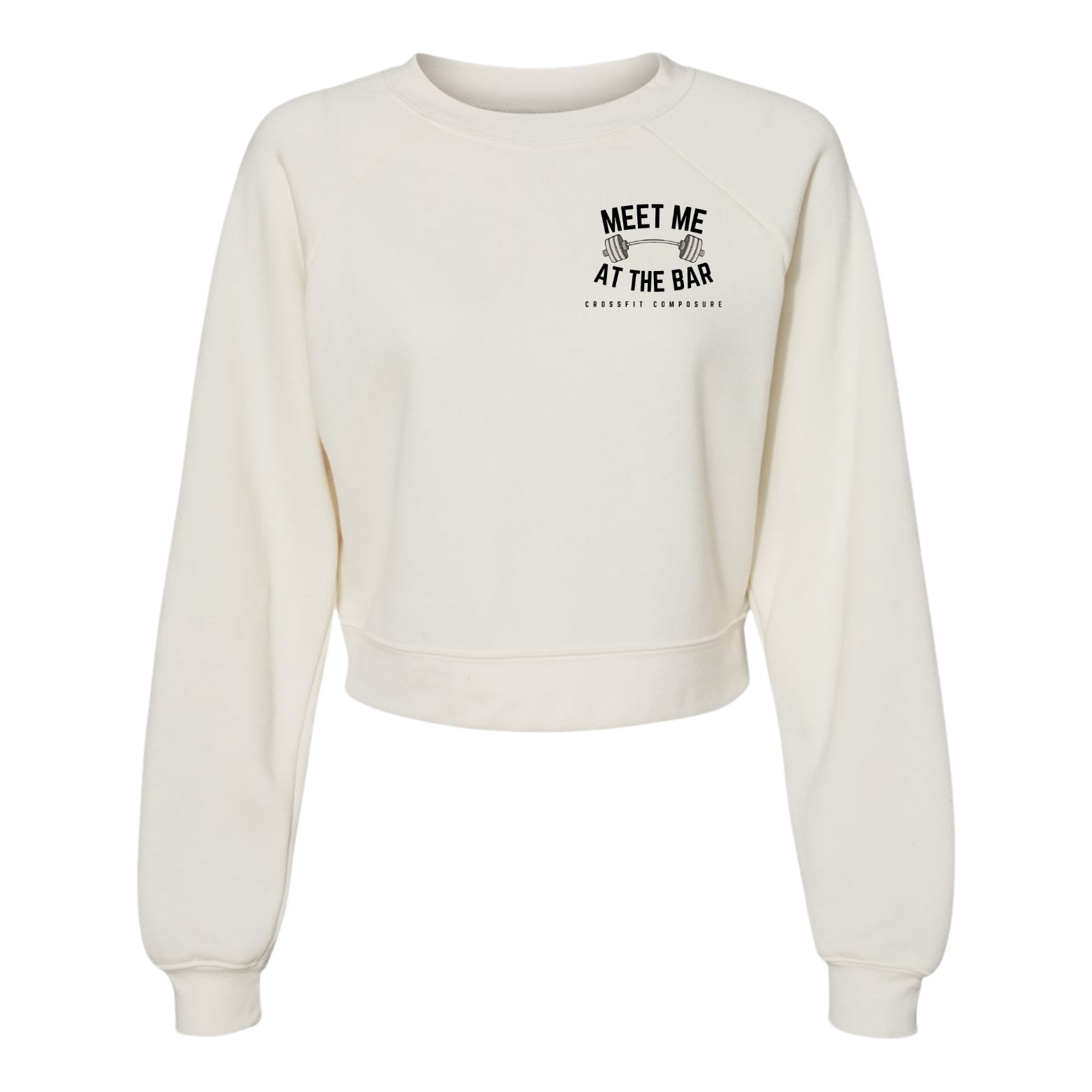 CrossFit BELLA+CANVAS Women's Raglan Pullover Fleece with Logo