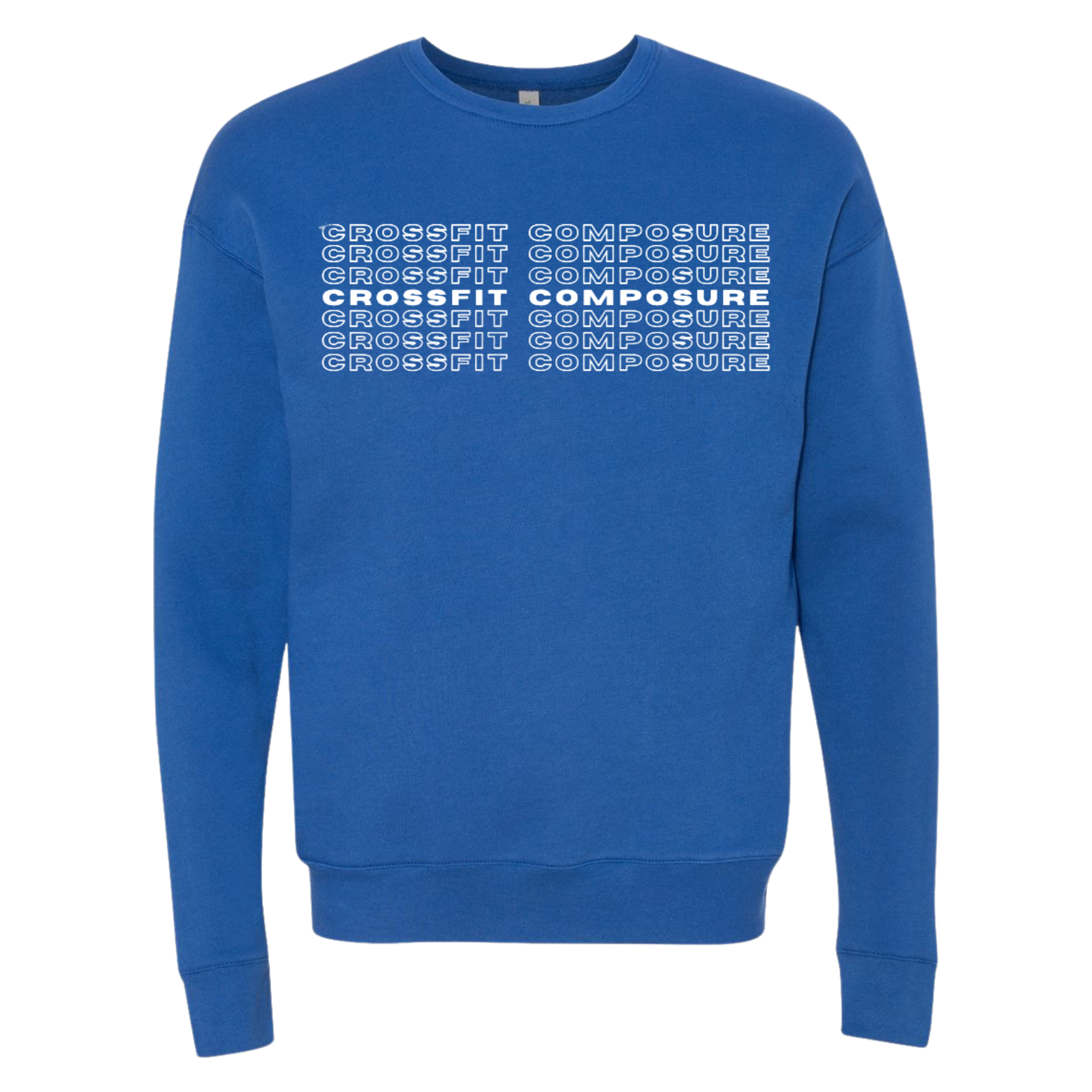 CrossFit BELLA+CANVAS Unisex Fleece Drop Shoulder Crewneck Sweatshirt with Logo
