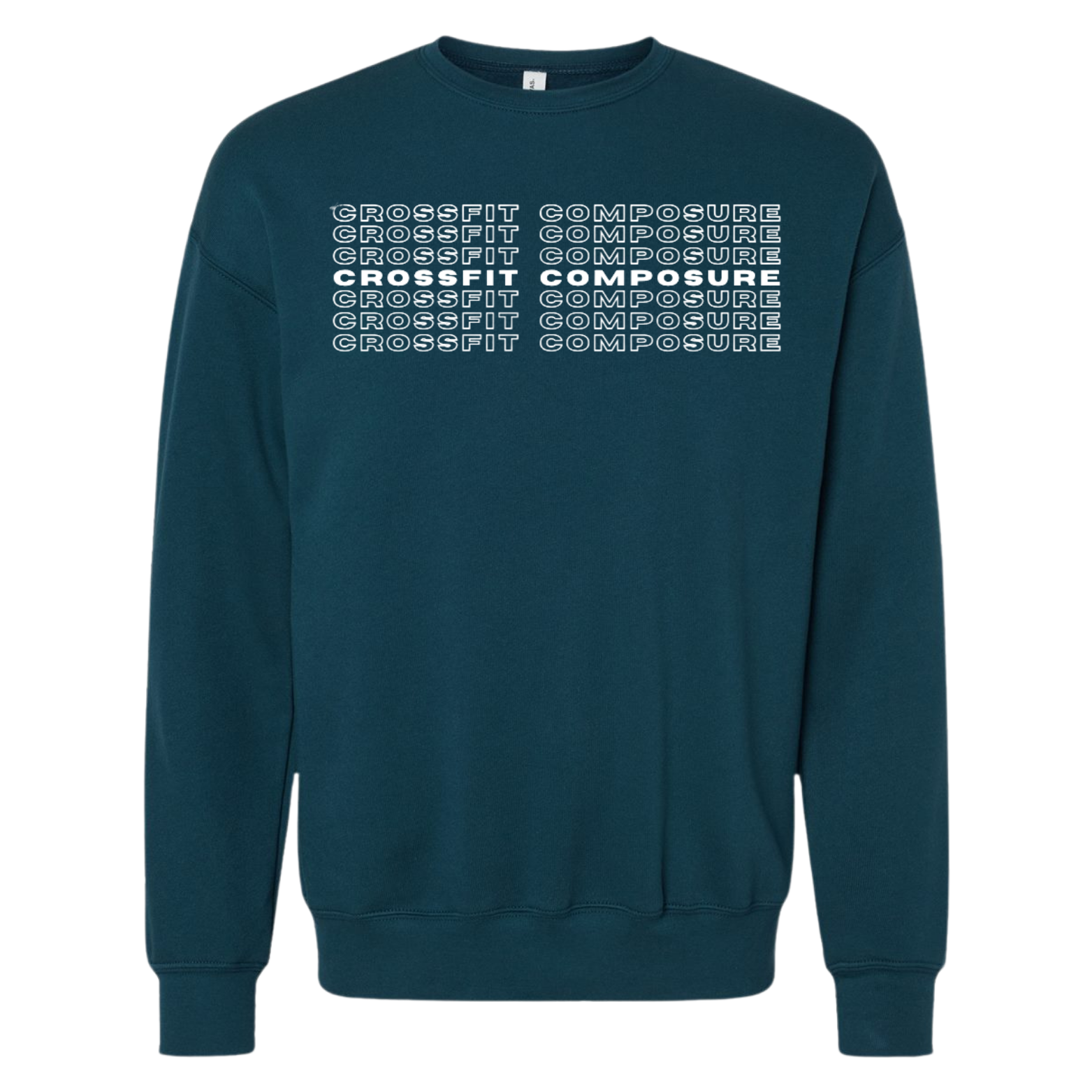 CrossFit BELLA+CANVAS Unisex Fleece Drop Shoulder Crewneck Sweatshirt with Logo