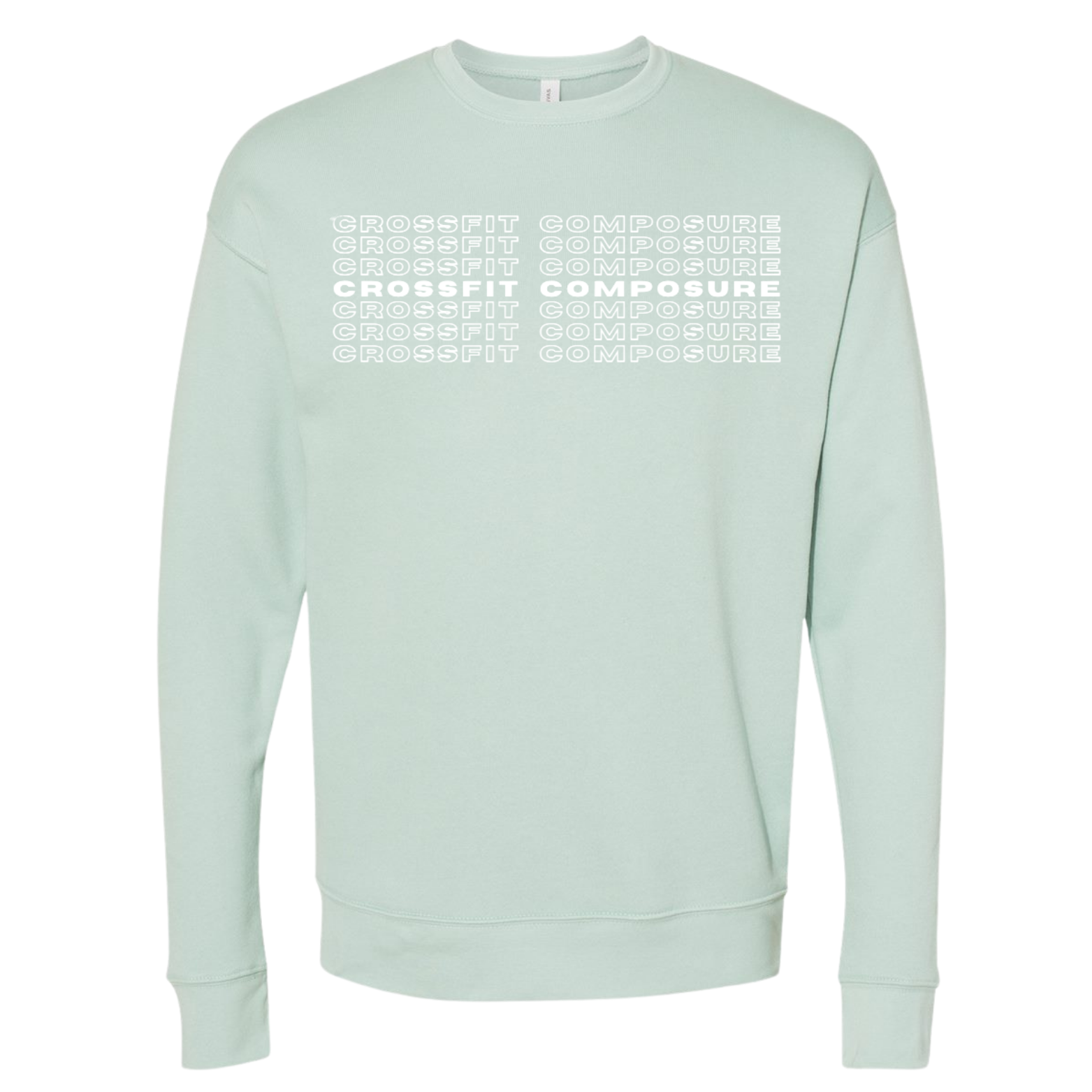 CrossFit BELLA+CANVAS Unisex Fleece Drop Shoulder Crewneck Sweatshirt with Logo