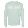 CrossFit BELLA+CANVAS Unisex Fleece Drop Shoulder Crewneck Sweatshirt with Logo