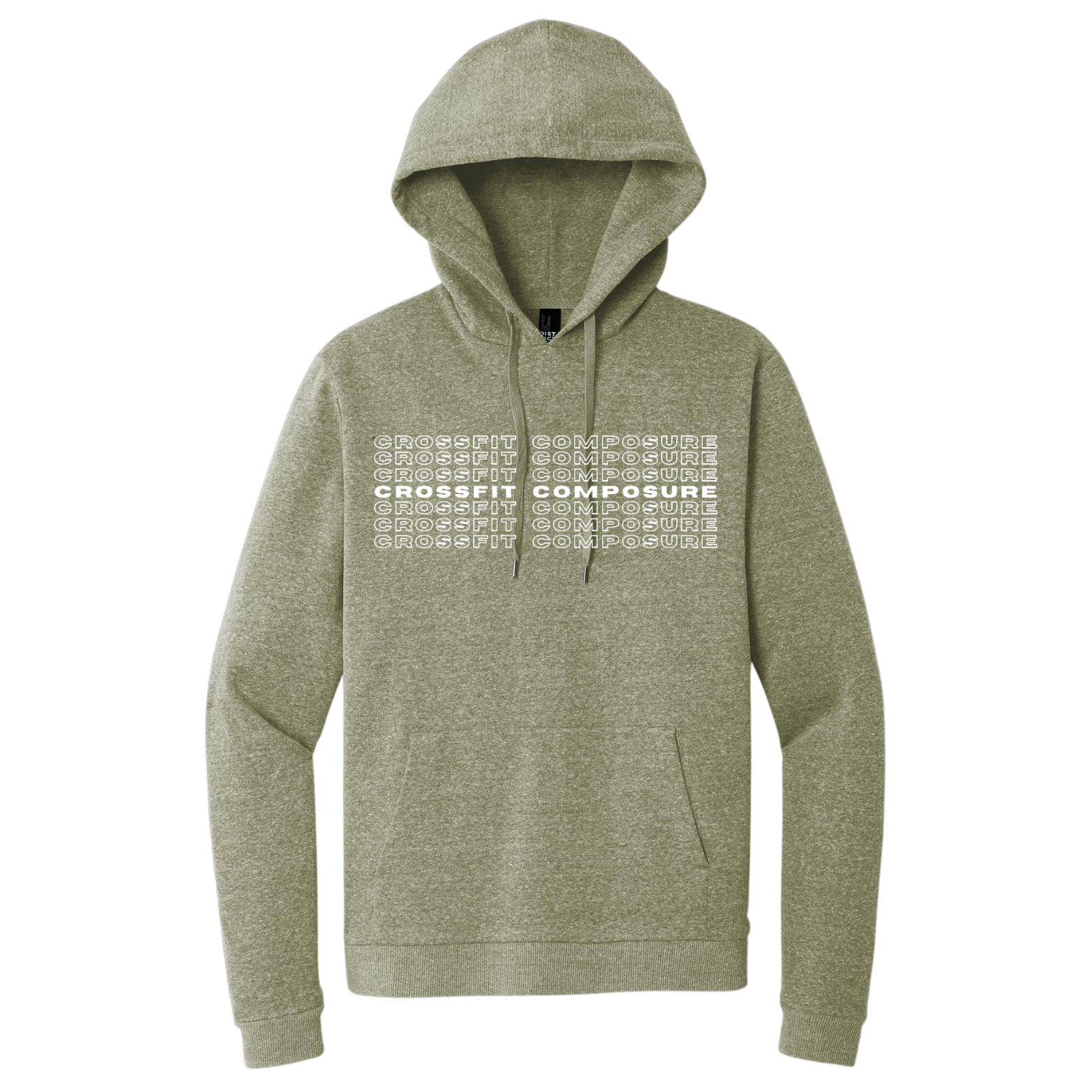 CrossFit District Perfect Tri Fleece Pullover Hoodie with Logo