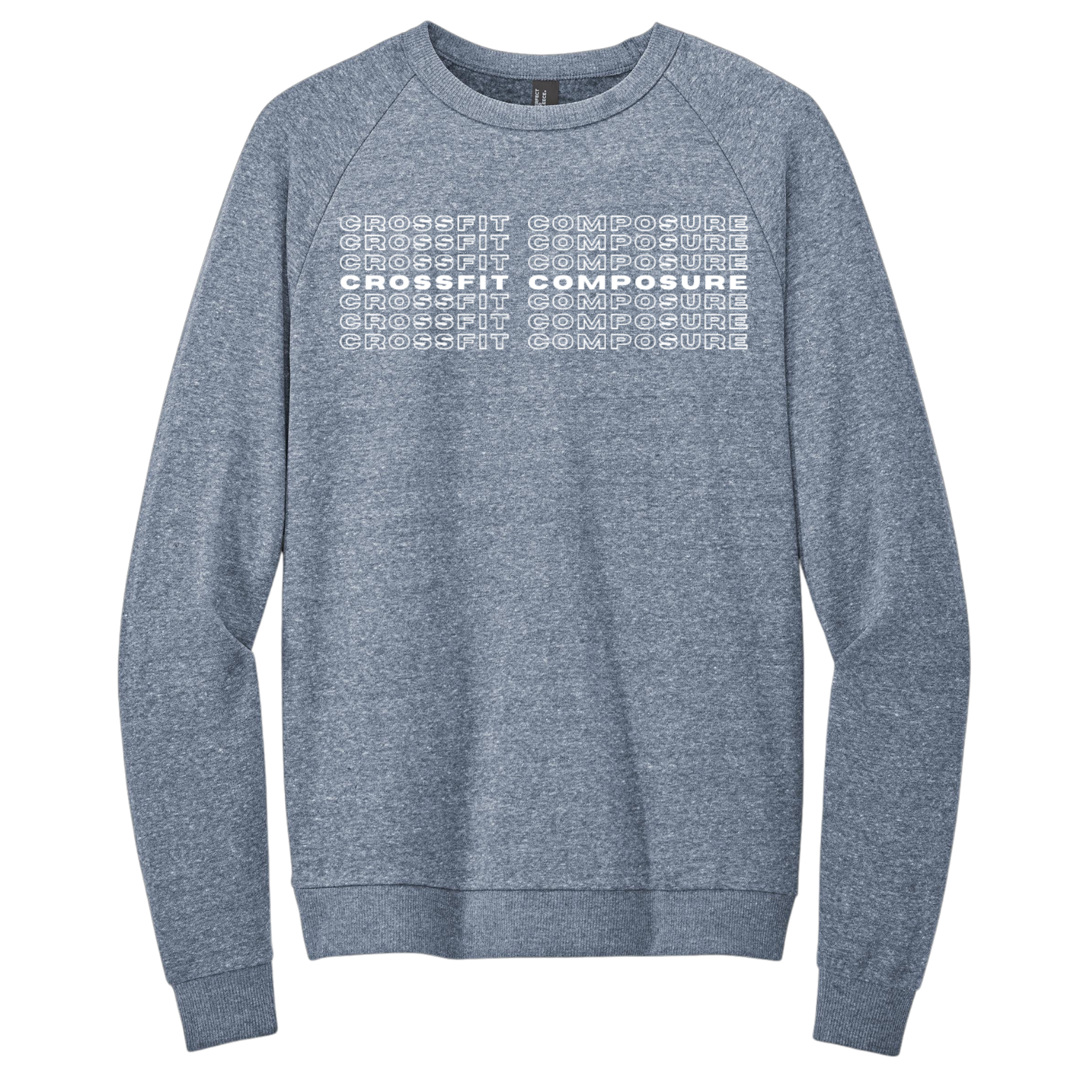 CrossFit District Perfect Tri Fleece Crewneck Sweatshirt with Logo