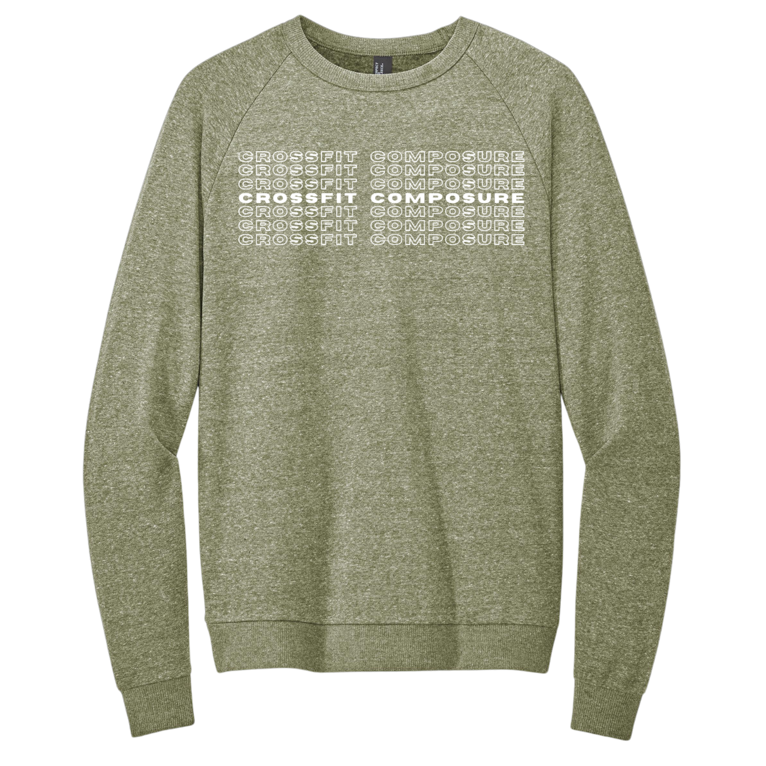 CrossFit District Perfect Tri Fleece Crewneck Sweatshirt with Logo