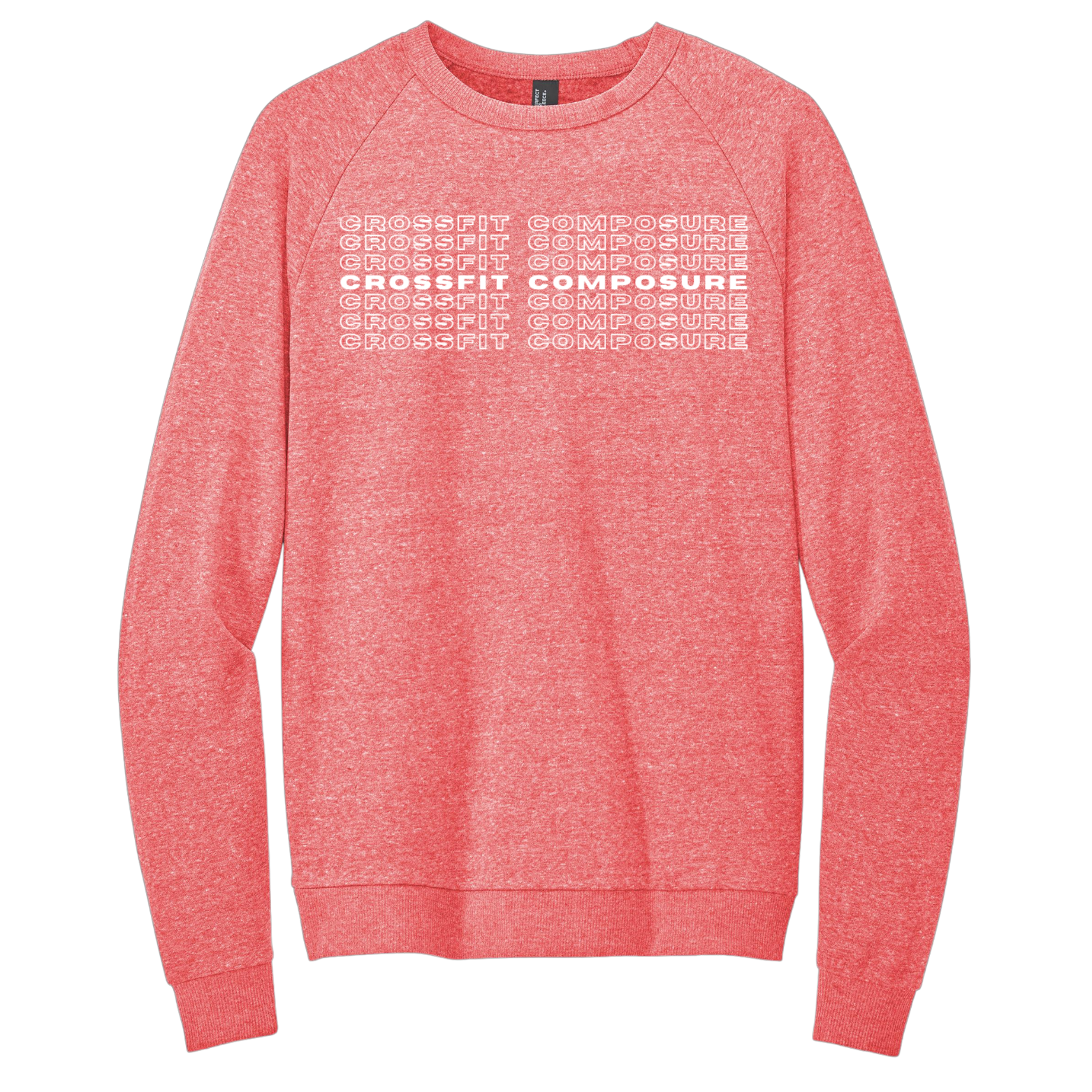 CrossFit District Perfect Tri Fleece Crewneck Sweatshirt with Logo