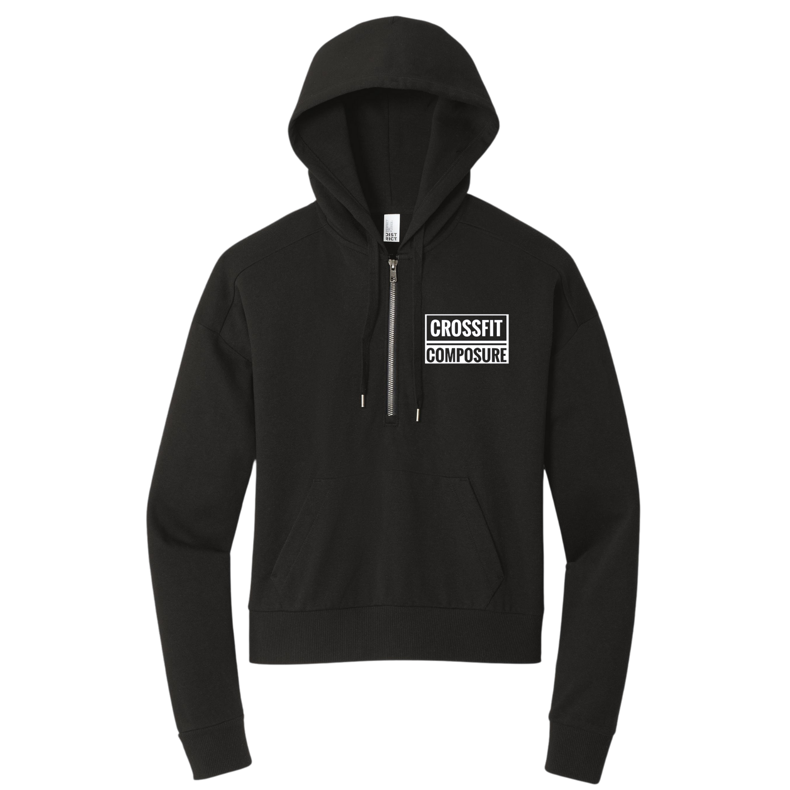 CrossFit District Women’s Perfect Tri Fleece 1/2-Zip Pullover with Logo