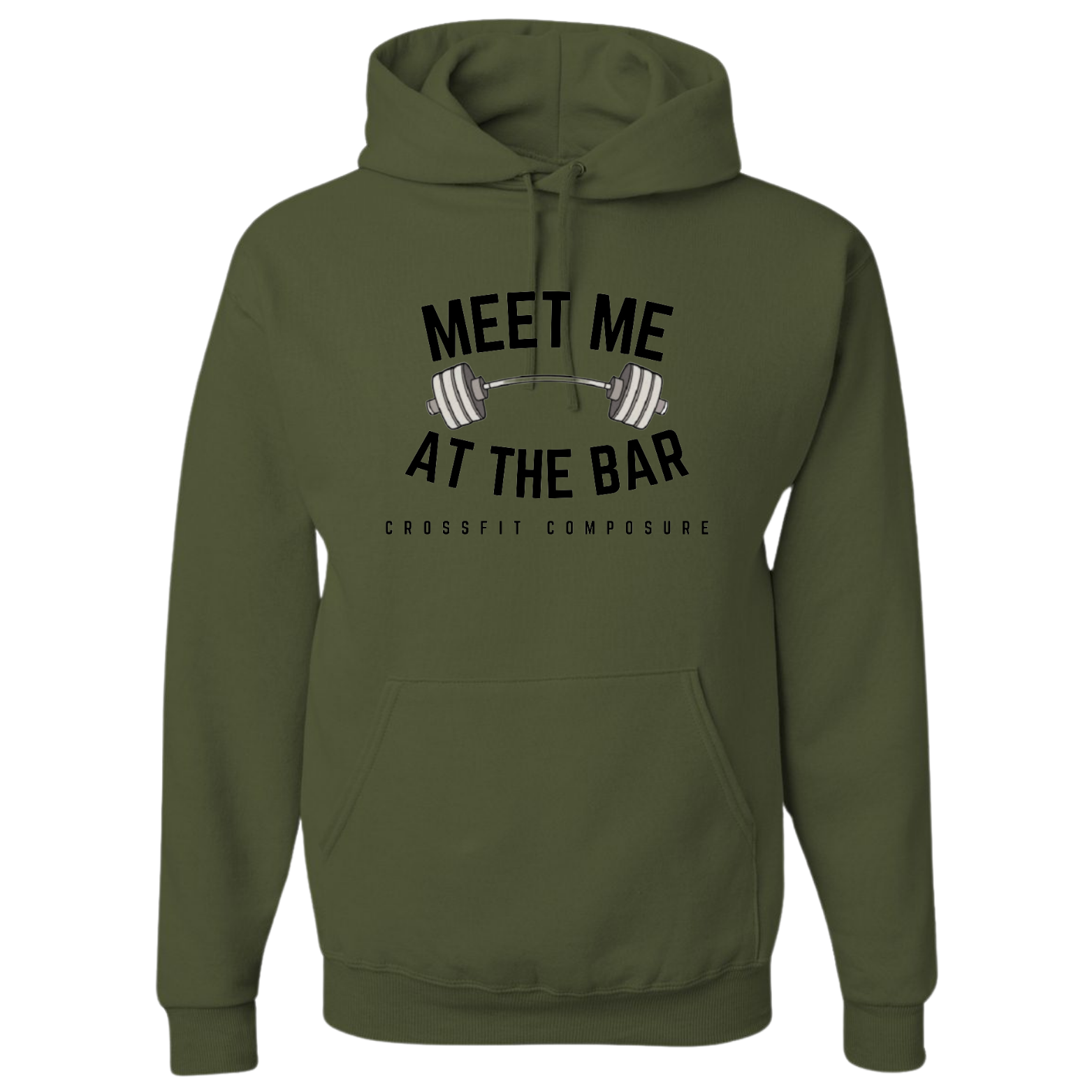 CrossFit JERZEES NuBlend Pullover Hooded Sweatshirt with Logo