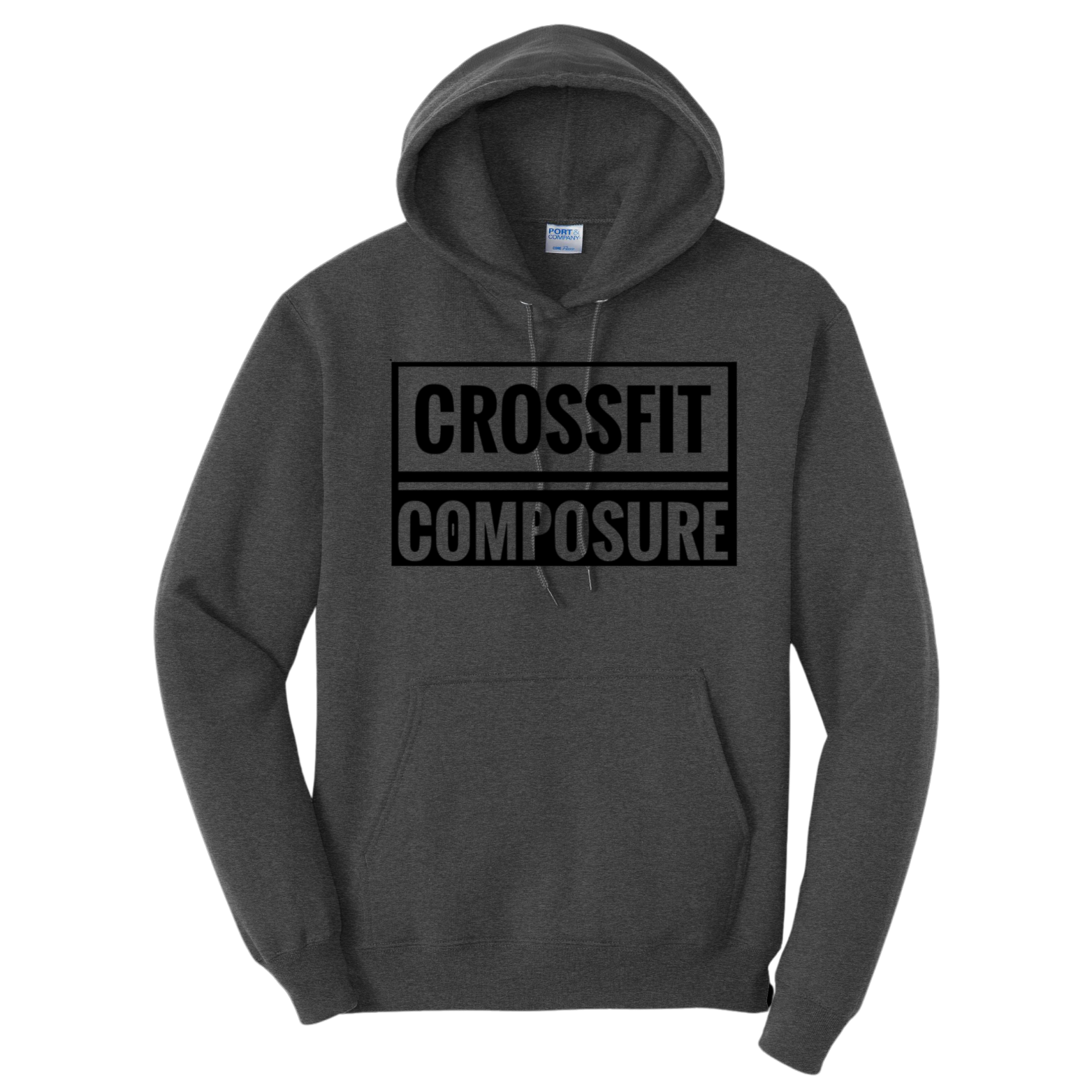 CrossFit Port & Company Fleece Pullover Hooded Sweatshirt with Logo