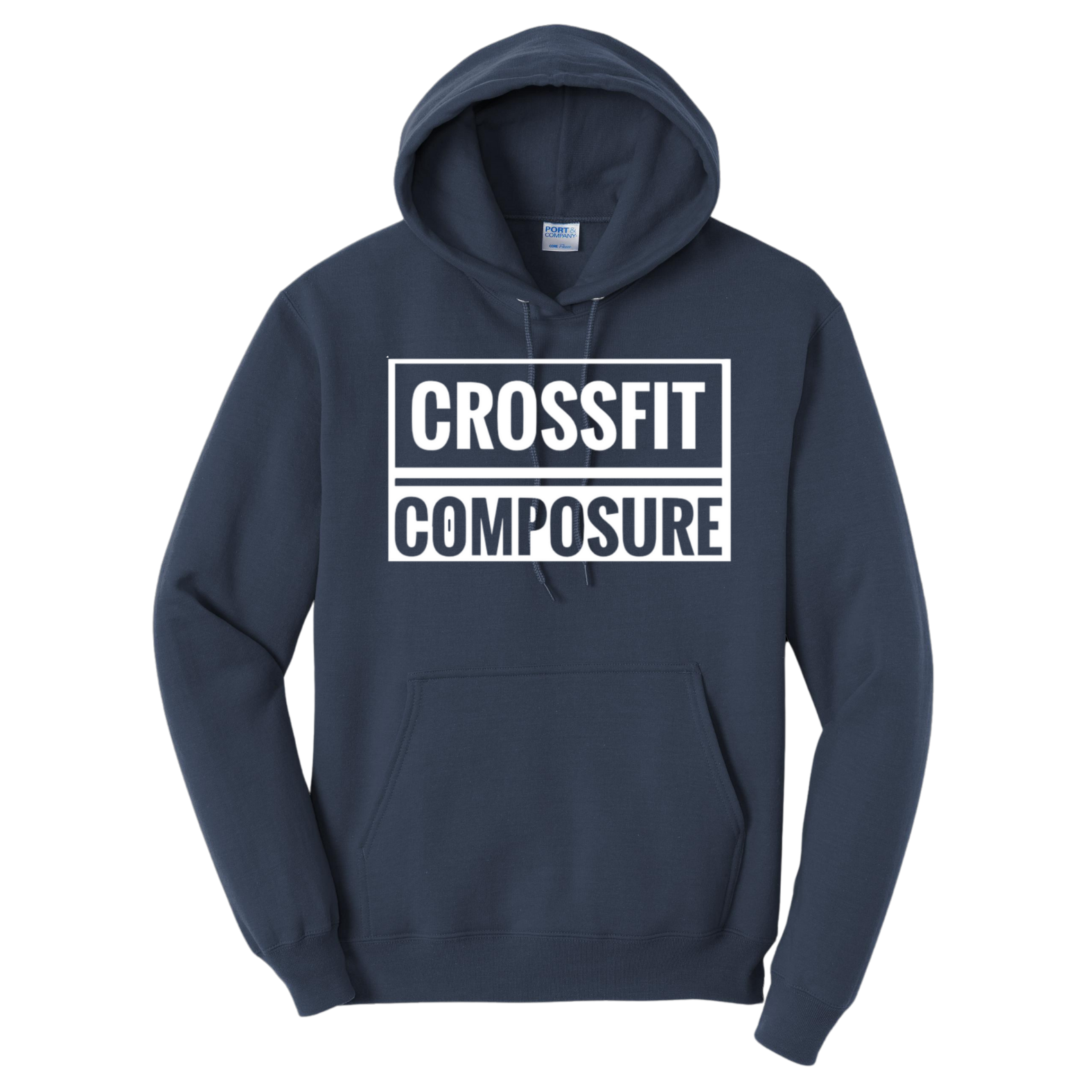 CrossFit Port & Company Fleece Pullover Hooded Sweatshirt with Logo