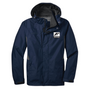 Green Diamond Eddie Bauer Rain Jacket with Embroidered Logo